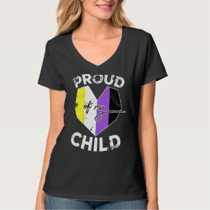 LGBt Flag für nicht binäre Stolze Niedliche Herzen T-Shirt