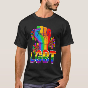 LGBT-Flag-Gay Pride-Unterstützung für LGBTQ-Sonnen T-Shirt