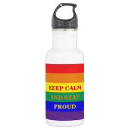 LGBT-Flag-Symbol Edelstahlflasche