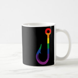 Lgbt-Flagge Angelhaken Schwuler Angler Queer Pride Kaffeetasse