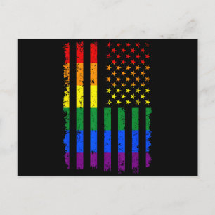 LGBT-Flagge Gay-Pride-Monat Transgender Postkarte