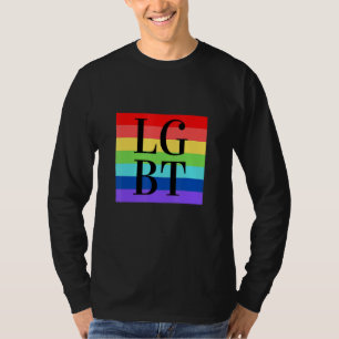 Lgbt-Flagge Gay Pride Transgender Lesbisch Bisexue T-Shirt