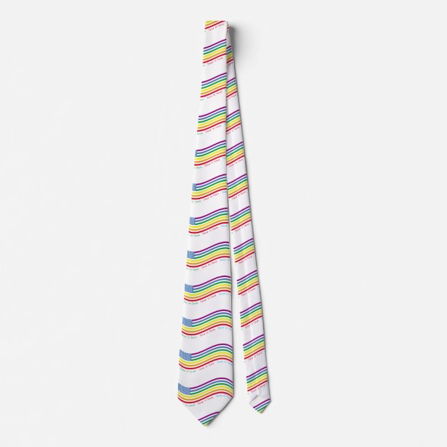 LGBT-Flagge Krawatte (Vorderseite)