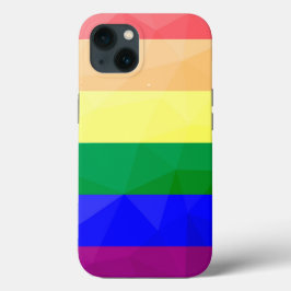 LGBT-Flagge Regenbogenlinien geometrisches Maschen Case-Mate iPhone Hülle