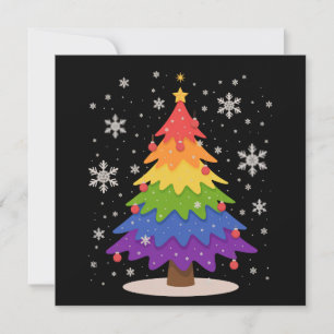 LGBT-Flagge Weihnachtsbaum Frohe Weihnachten Gay P