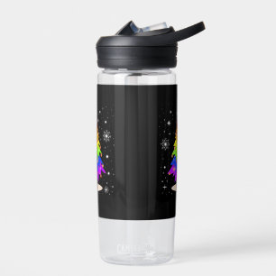 LGBT-Flagge Weihnachtsbaum Frohe Weihnachten Schwu Trinkflasche