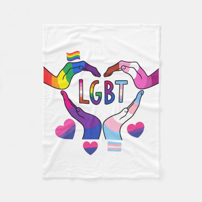 LGBT Fleece Blanket (Vorderseite)