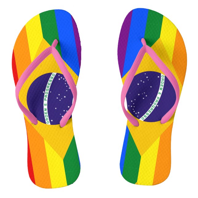 LGBT FLIP FLOPS (Fußbett)