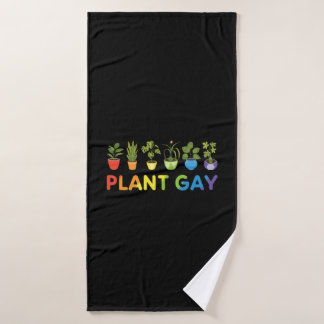 LGBT Funny Pflanze Gay Gardener Badehandtuch