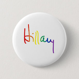 LGBT für HILLARY CLINTON Button