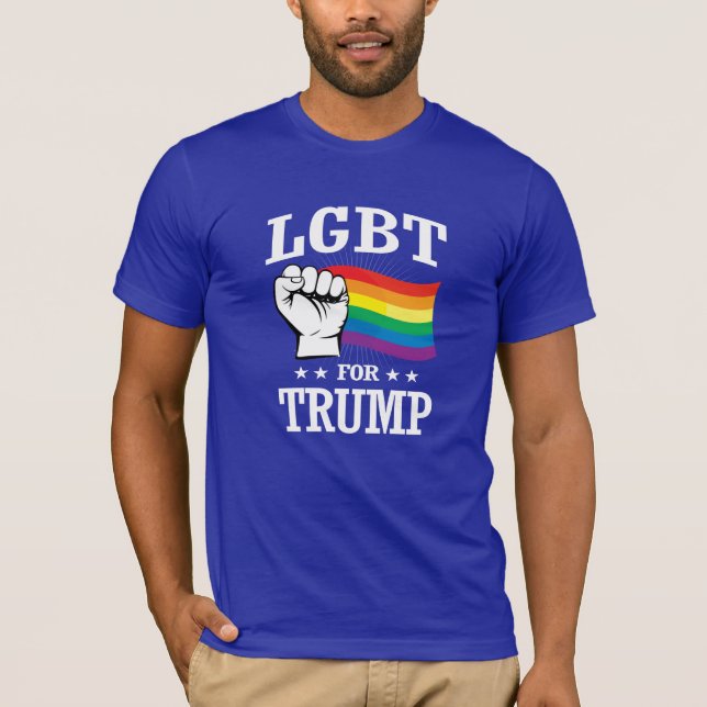 LGBT FÜR TRUMPF T-Shirt (Vorderseite)