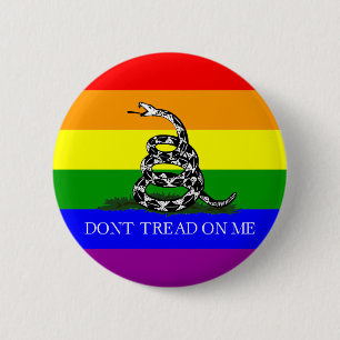LGBT Gadsden Button