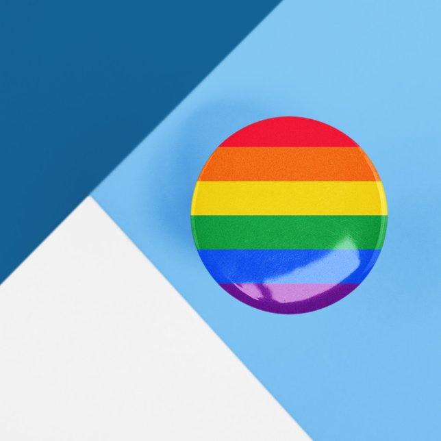 LGBT Gay Flag Rainbow Gender Diversity Pride Month Button (Von Creator hochgeladen)