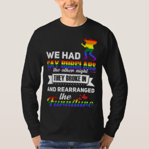 LGBT Gay Lesbisch Bisexuell Stolz Einbrecher T-Shirt