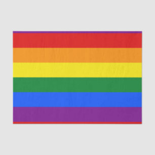 LGBT-Gay Pride 6-Streifen-Regenbogenflagge Seidenpapier