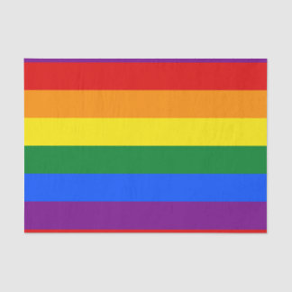 LGBT-Gay Pride 6-Streifen-Regenbogenflagge Seidenpapier