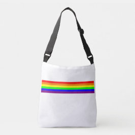 LGBT-Gay Pride Basic 6-Farbreglerbogen Tragetaschen Mit Langen Trägern