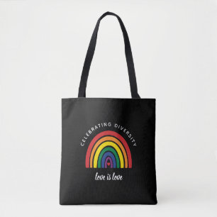 LGBT Gay Pride Feier der Vielfalt Liebe ist Liebe Tasche