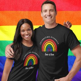 LGBT-Gay Pride feiert Diversity Liebe ist Liebe T-Shirt