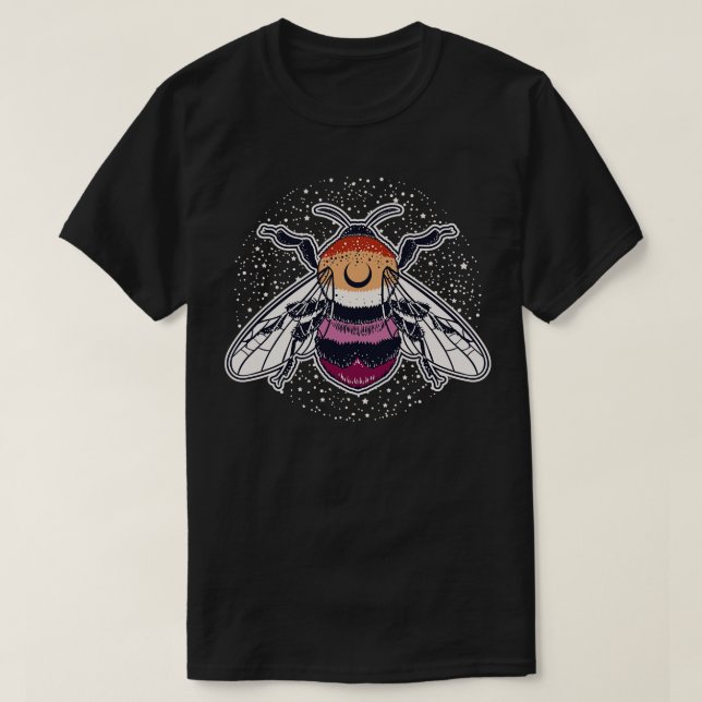 LGBT-Gay Pride-Flag für Lesbiene T-Shirt (Design vorne)