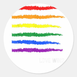 LGBT-Gay Pride Lesbische Bisexuelle Transgender-Ko Runder Aufkleber