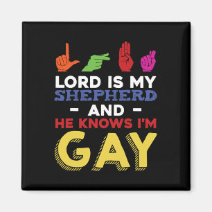 LGBT Gay Pride Monat Bekanntheit ASL Signsprache Magnet