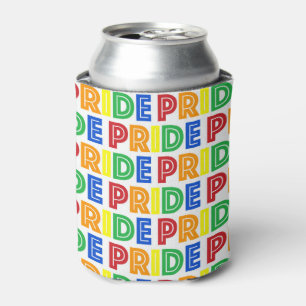 LGBT Gay Pride Monat Feier Regenbogen Buchstaben Dosenkühler