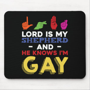 LGBt Gay Pride Monat Gebärdensprache Q Mousepad