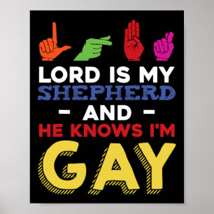 LGBt Gay Pride Monat Gebärdensprache Q Poster