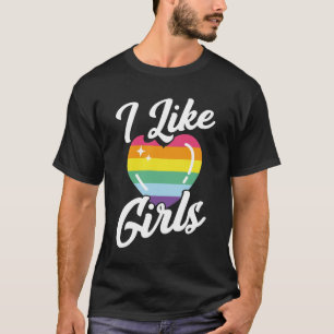 LGBT Gay Pride Monat I like Girls T-Shirt