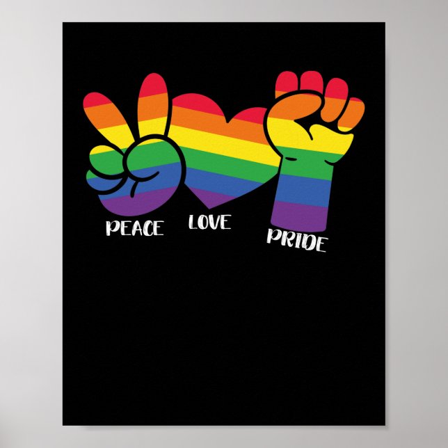 LGBT Gay Pride Monat Liebe PRide Poster (Vorne)