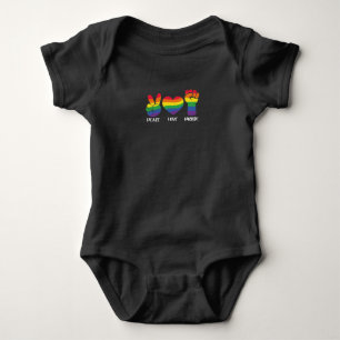LGBT Gay Pride Monat Liebe Prix Baby Strampler