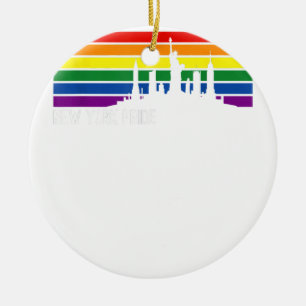 LGBT Gay Pride New York 2022 NYC Gay Pride Keramik Ornament