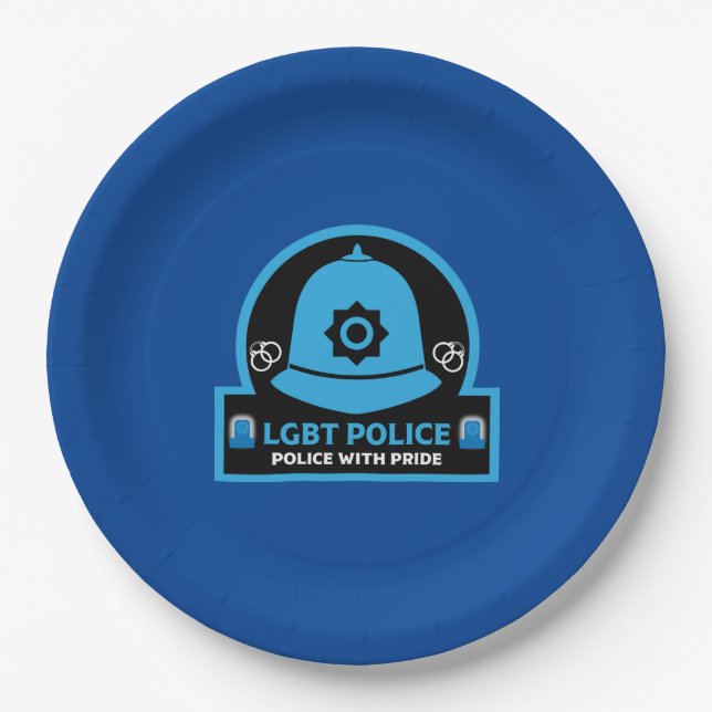 LGBT+ Gay Pride Pappteller (Vorderseite)