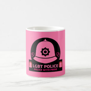 LGBT+ Gay Pride Polizei Verwandlungstasse