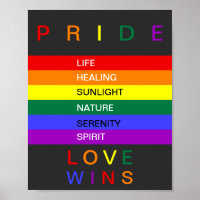 LGBT Gay Pride Rainbow Liebe gewinnt Custom