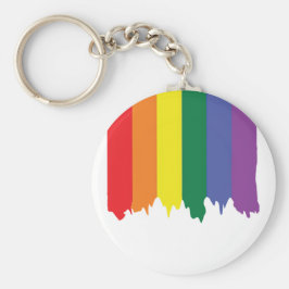 LGBT-Gay Pride-Regenbogen-Paint Schlüsselanhänger