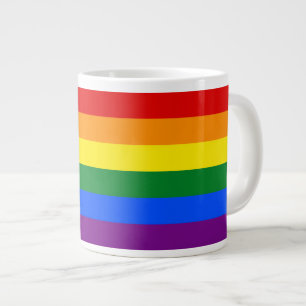 LGBT-Gay Pride-Regenbogenflagge Jumbo-Tasse