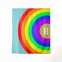 LGBT-Gay Pride-Regenbogenwand Tapestry