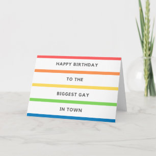 LGBT Geburtstagskarte - Gay Karte