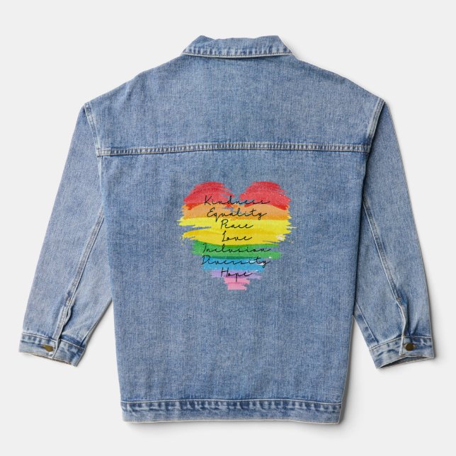 LGBT+ gentillesse Paix Égalité Amour Inclusion Plo (Verso)