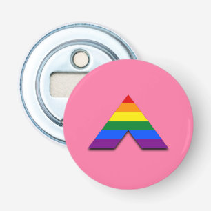 LGBT gerade Pyramidensymbol Flaschenöffner