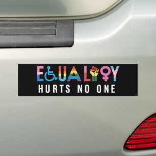 LGBT-Gleichberechtigung schadet niemandem Stolz Me Autoaufkleber