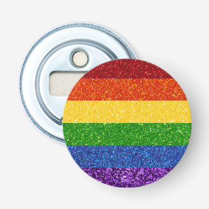 LGBT-Glitzer-Regenbogenfarben Flaschenöffner
