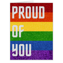 LGBT Glitzer stolz auf Sie