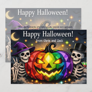 🎃🌈LGBT Gruselige Ehemänner Einladung