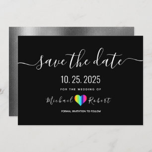 LGBT Hochzeit speichern Save The Date