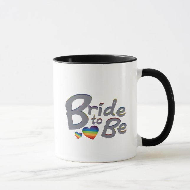 LGBT Hochzeits-Braut, zum lesbische Braut zu sein Tasse (Rechts)
