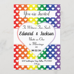LGBT-Hochzeits-Einladung Einladung