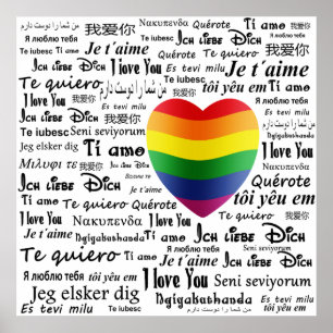 LGBT I Liebe Poster